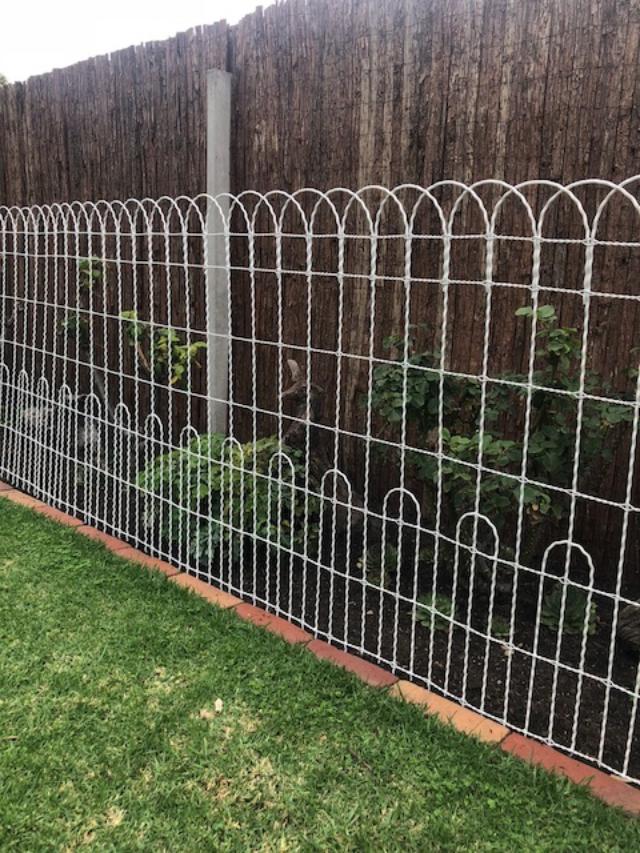 Double Loop Wire Woven Fence 25' long x 4'tall Roll Decorative