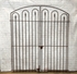 Double Swing Woodson Entry Gate - Wrought Iron 6' x 6' - American Made