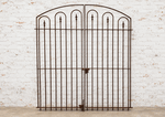 Double Swing Woodson Entry Gate - Wrought Iron 6' x 6' - American Made