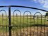 Double Swing Metal Des Moines Driveway Gate 5't x 10'w