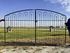Double Swing Metal Des Moines Driveway Gate 5't x 10'w