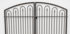 Large Des Moines Center Divide Driveway Entrance Gate 5't x 8'w