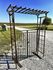 Metal 92"t Mission Arbor Gate Entrance