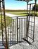 Metal 92"t Mission Arbor Gate Entrance