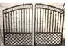 Metal Calvary Driveway Entry Gate 5't x 8'w