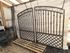 Metal Calvary Driveway Entry Gate 5't x 8'w