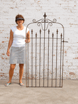 Decorative 5ft x 3ft Ornate Wrought Iron Victorian Garden Gate