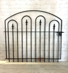 Woodson Wrought Iron Gate - Handmade - 4 ft Wide for 3 ft Tall