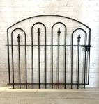 Woodson Wrought Iron Gate - Handmade - 4 ft Wide for 3 ft Tall