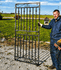 Rugged Large 6ft Wrought Iron Stockton Entrance Gate