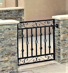 Square Wilmington 36" X 36" Wrought Iron Entrance Gate