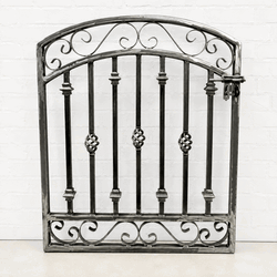 Wilmington 3't x 3'w Stylish Wrought Iron Gate