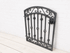 Wilmington 3't x 3'w Stylish Wrought Iron Gate