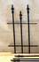 Wrought Iron All Spear 2ft Tall Fence - Solid Steel 1/3rd Panel