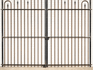 Wrought Iron Des Moines Fence Gate - 6' x 8'