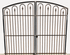 Wrought Iron Des Moines Fence Gate - 6' x 8'