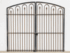 Wrought Iron Des Moines Fence Gate - 6' x 8'