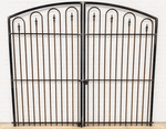 Wrought Iron Des Moines Fence Gate - 6' x 8'