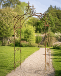 Wrought Iron Ornate Arbor Trellis Solid Steel