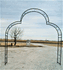 Wrought Iron Ornate Driveway Arbor