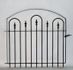 Wrought Iron Woodson Garden Gate 3't x 44"w Iron Fence Entry