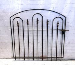Wrought Iron Woodson Garden Gate 3't x 44"w Iron Fence Entry