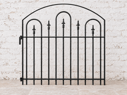 Wrought Iron Woodson Garden Gate 3't x 44"w Iron Fence Entry