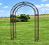 XL Ronda Wrought Iron Garden Arbor - Metal