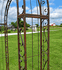 XL Ronda Wrought Iron Garden Arbor - Metal