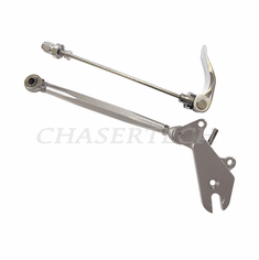 Bicycle Rear Disc Brake Adapter Kit 145mm Silver