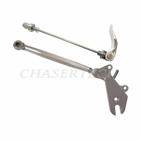 Bicycle Rear Disc Brake Adapter Kit 170mm Silver