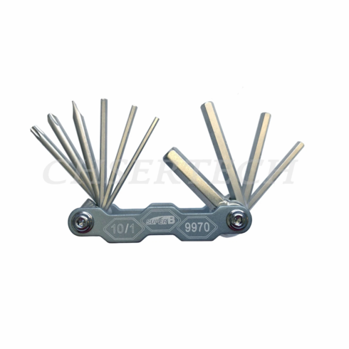 Super B Bicycle Bike 10 in 1 Multi-Functions Folding Tool