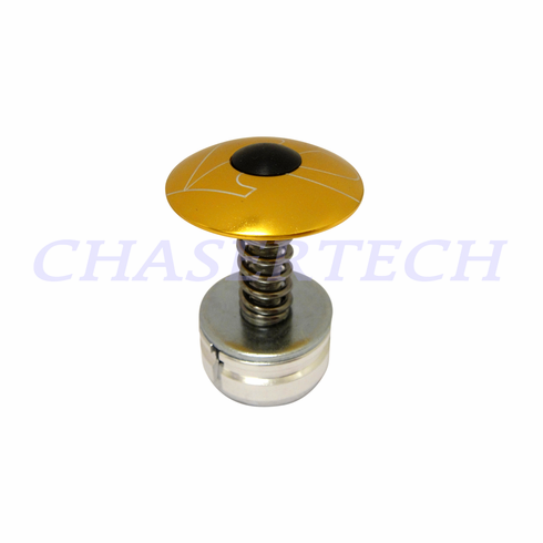 VP Bicycle Bike Alloy Headset Stem Cap 1-1/8" w/ Expander Plug 25.4mm Gold
