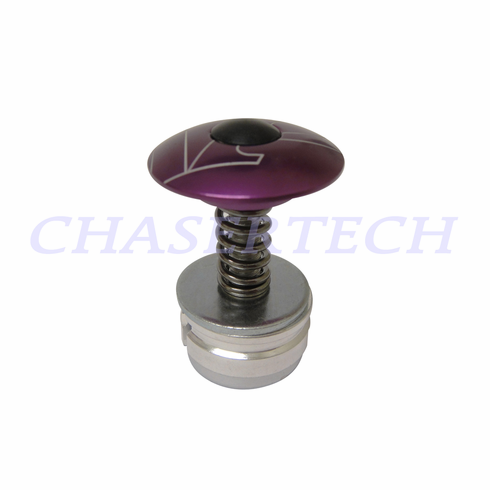 VP Bicycle Bike Alloy Headset Stem Cap 1" w/ Expander Plug 22.2mm Purple