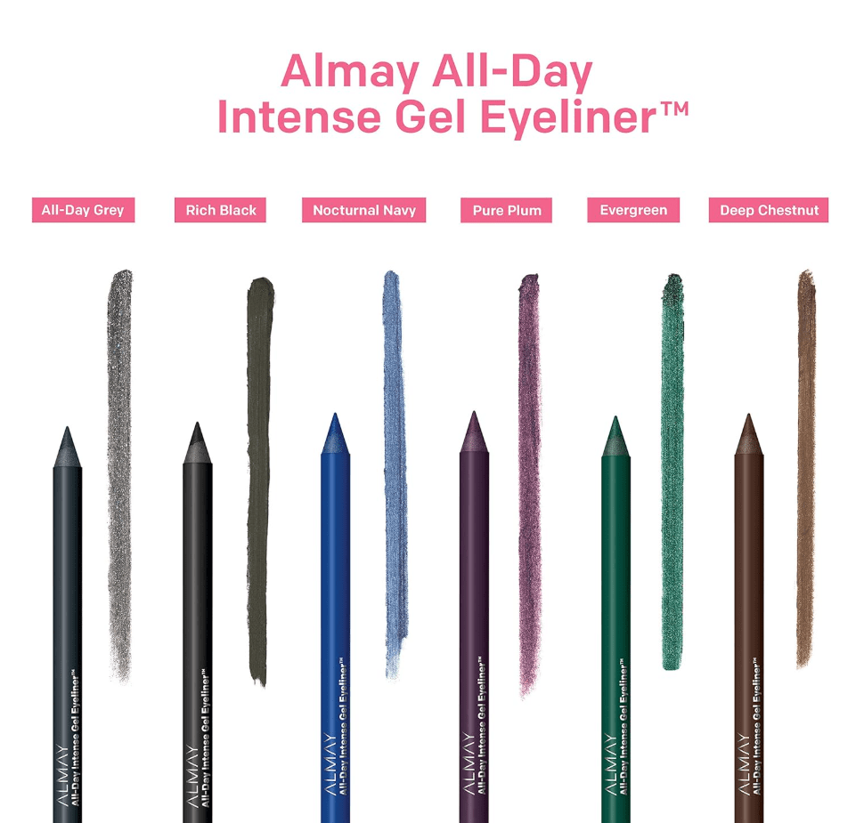 ALMAY All-Day Intense Waterproof Gel Eyeliner - Deep Chestnut 140