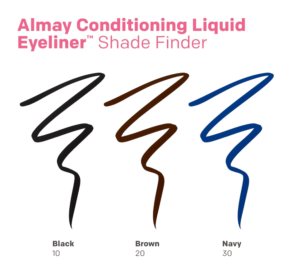 ALMAY Conditioning Liquid Matte Eyeliner Pen, Waterproof, Brown (020)