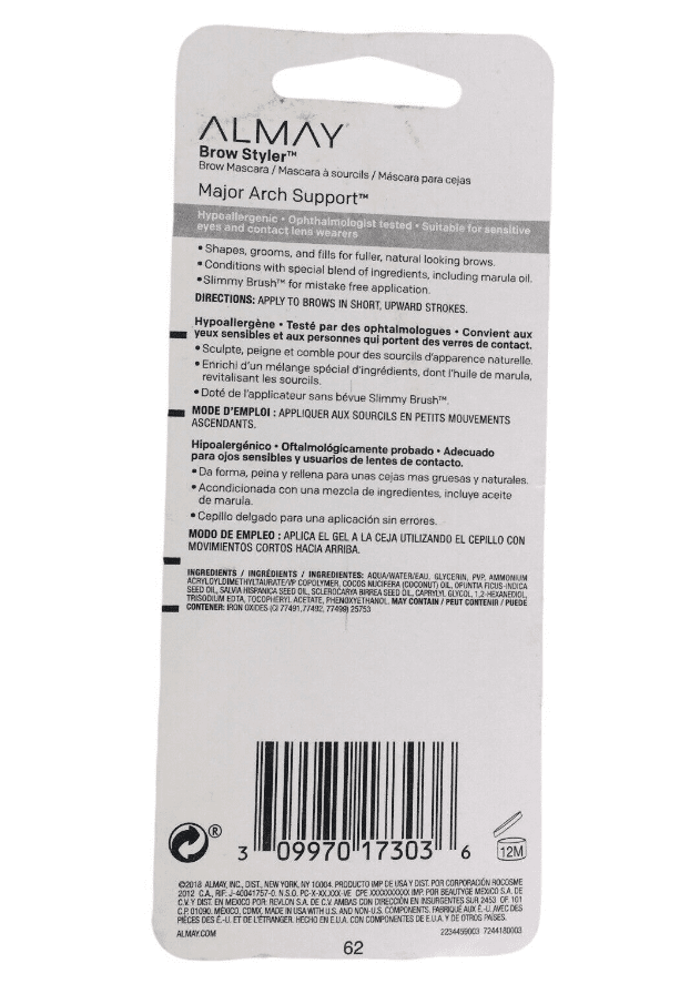 ALMAY Really Real Brows Brow Styler, Dark Brown 030