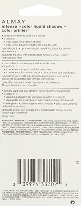 Almay Intense I-Color Liquid Shadow Plus Color Primer, 052 For Blue Eyes, 0.14 Fluid Ounce/(4.2 ml)