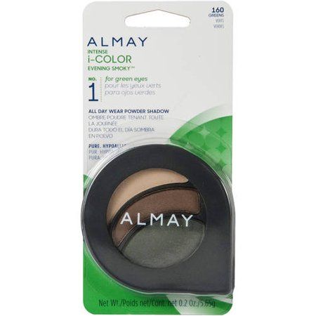  ALMAY Intense I-Color Powder Shadow, Evening Smoky, Greens 160
