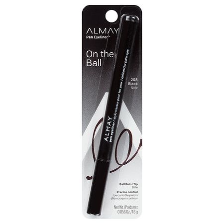 ALMAY Pen Eyeliner Ball Point Tip, Black 208