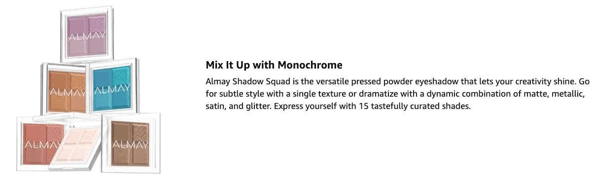 ALMAY Shadow Squad, Unapologetic, Eyeshadow palette, Pure Gold Baby (150)