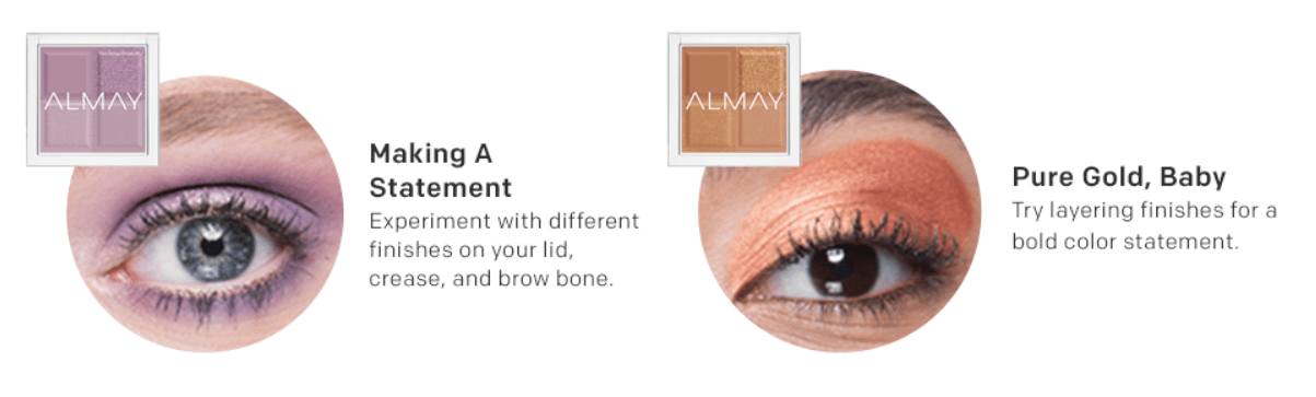 ALMAY Shadow Squad, Unapologetic, Eyeshadow palette, Pure Gold Baby (150)