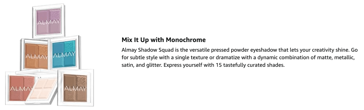 ALMAY Shadow Squad, Unapologetic, eyeshadow palette, Unapologetic 190