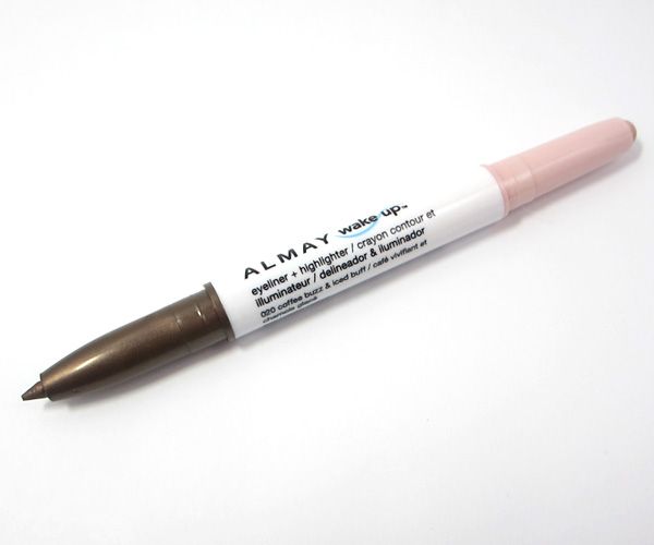 Almay Wake Up Eyeliner and Highlighter, 020 Coffee Buzz/Iced Buff 