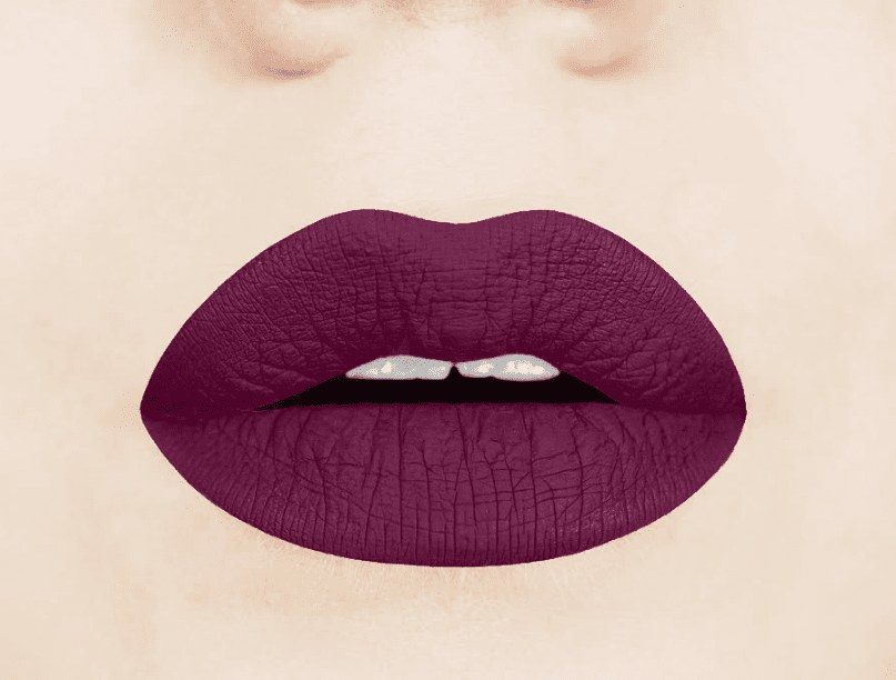 Aromi Beauty Matte Liquid Lipstick, Black Cherry