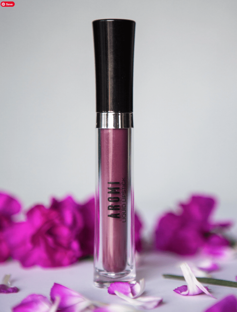 Aromi Beauty Matte Liquid Lipstick, Black Cherry