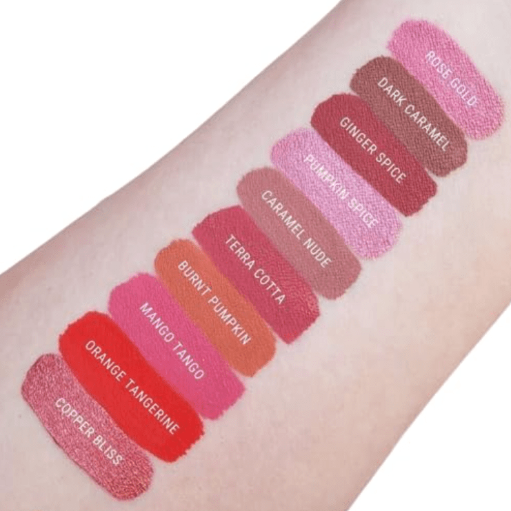 Aromi Beauty Matte Liquid Lipstick, Caramel Nude