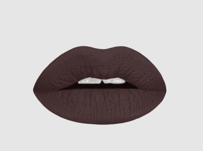 Aromi Beauty Matte Liquid Lipstick, Dark Espresso