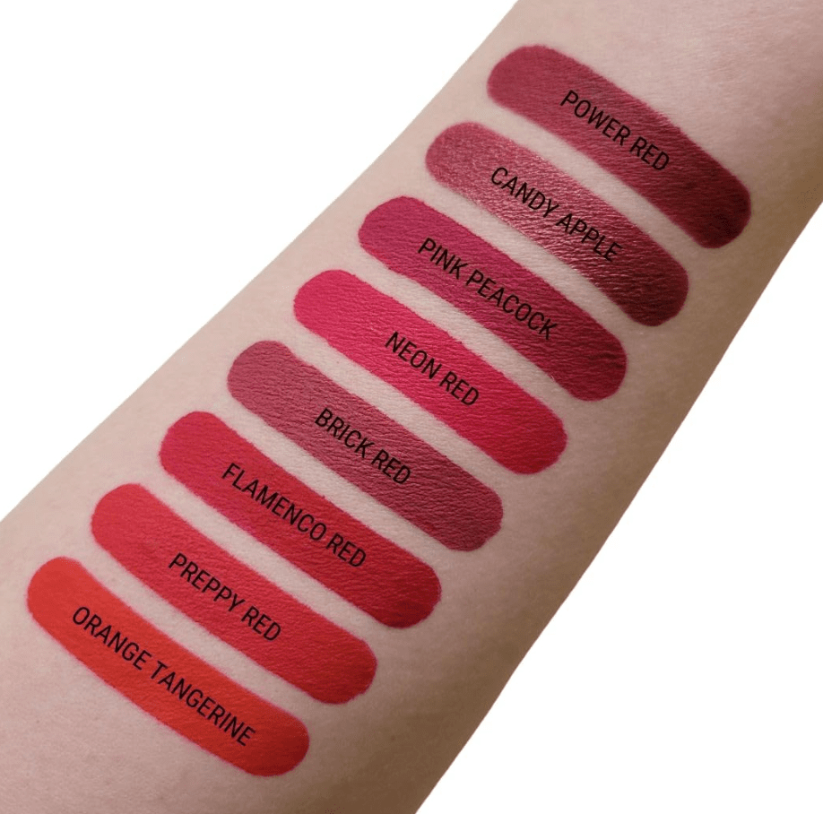 Aromi Beauty Matte Liquid Lipstick, Flamenco Red