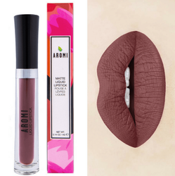 Aromi Beauty Matte Liquid Lipstick, Magnetic Mahogany